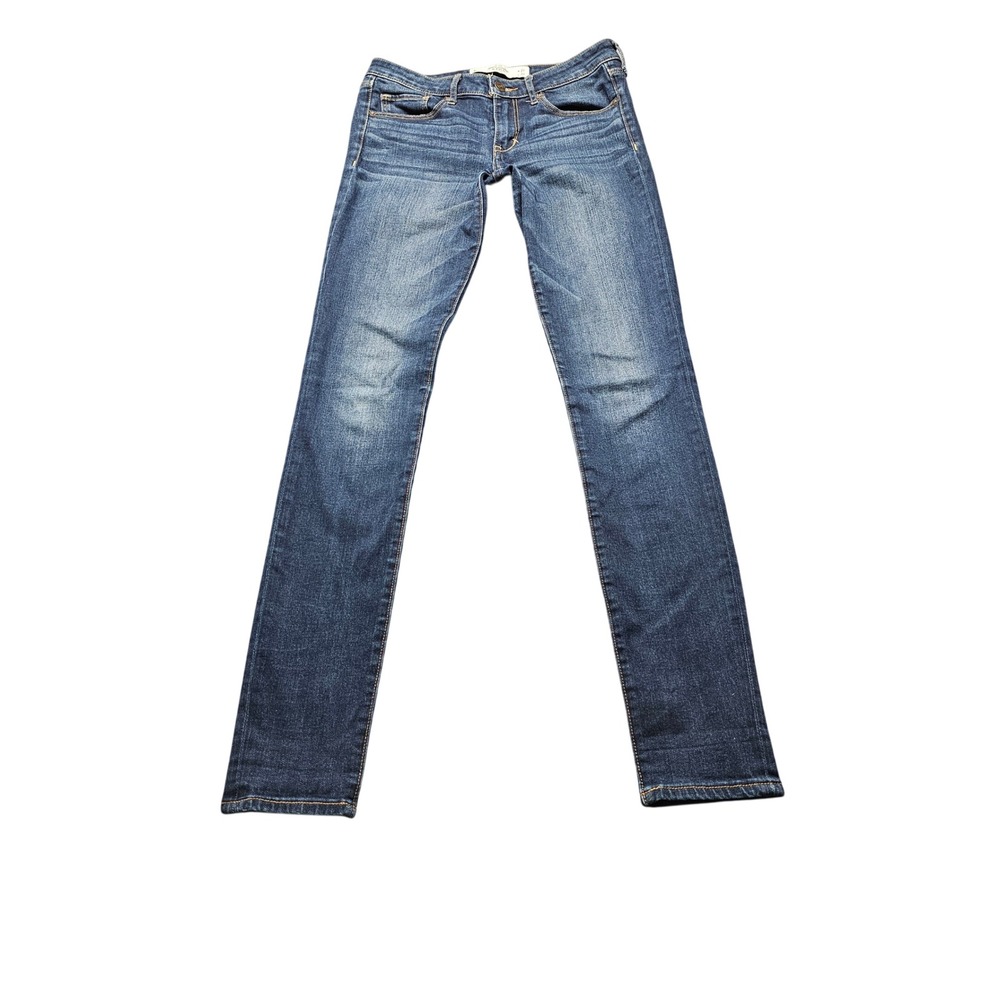 Abercrombie & Fitch Super Skinny Jeans Womens 27/4L Dark Wash Denim Low Rise